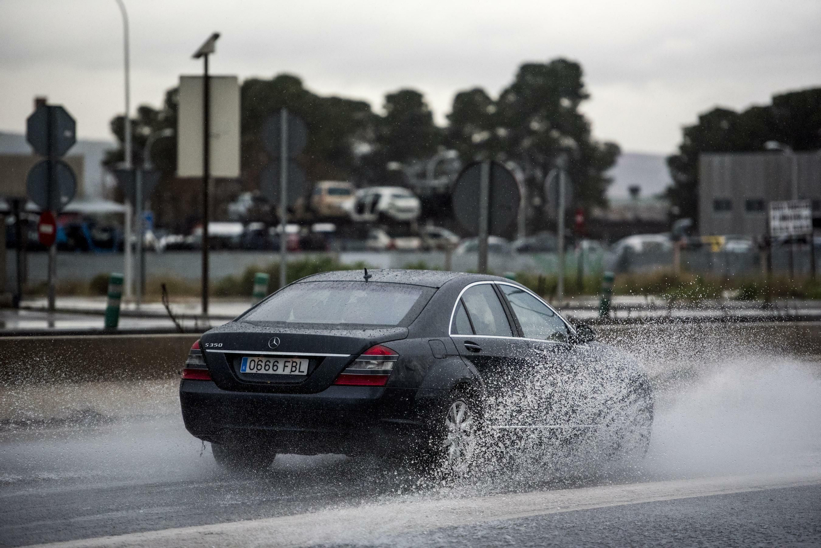 Todas las imágenes del paso del temporal por Granada
