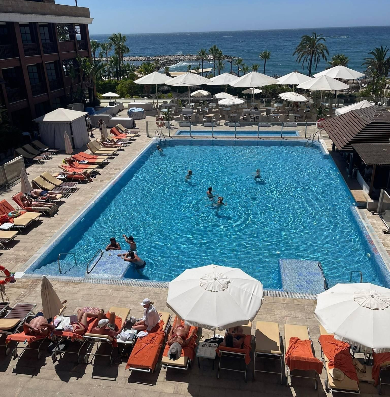 La piscina del hotel Guadalpín Banús.