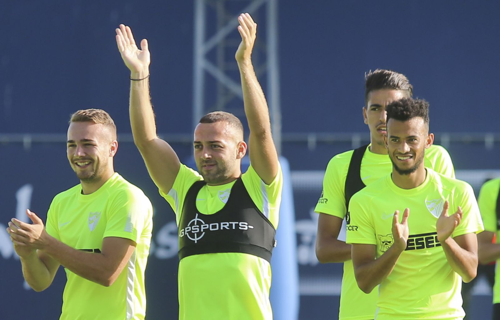 Las fotos del entrenamiento del Málaga en el Anexo de La Rosaleda