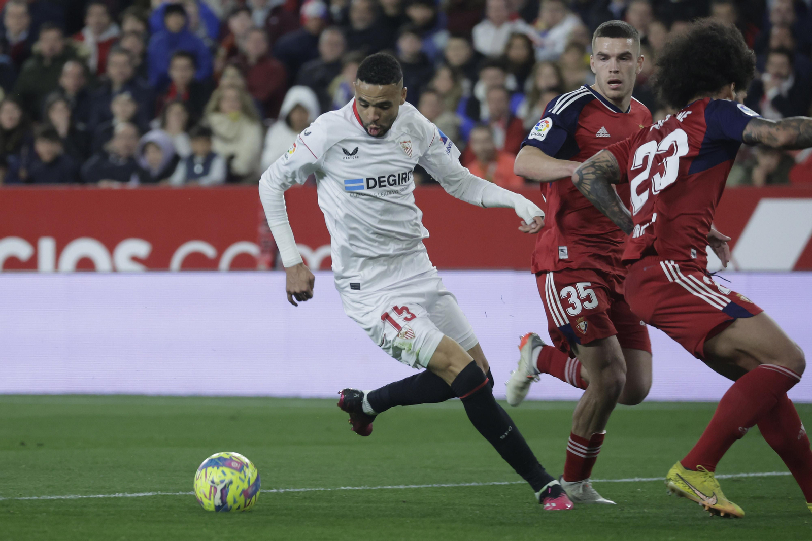 Las imágenes del Sevilla  Osasuna