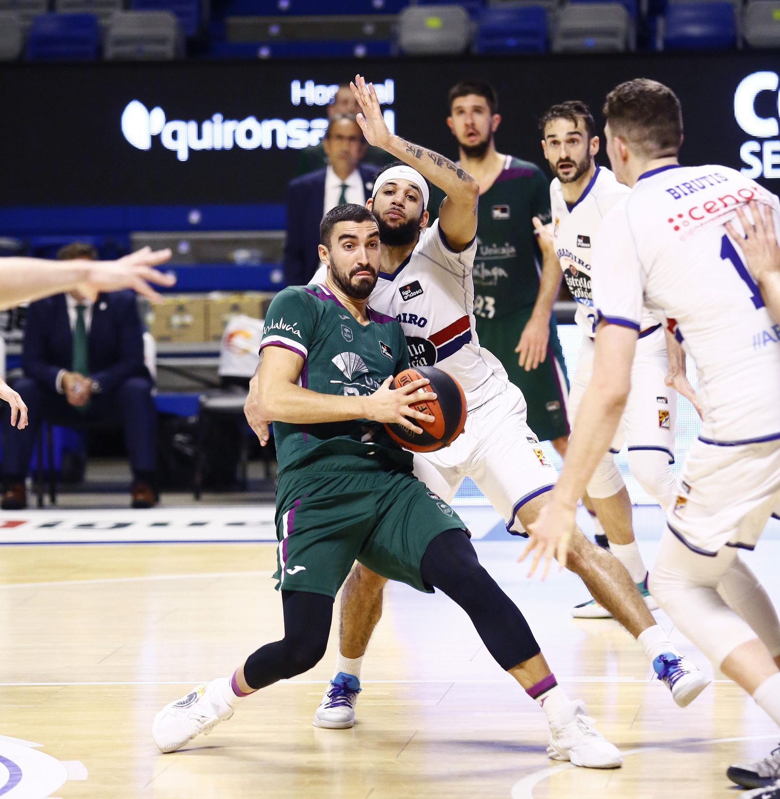 El Unicaja-Obradoiro, en fotos