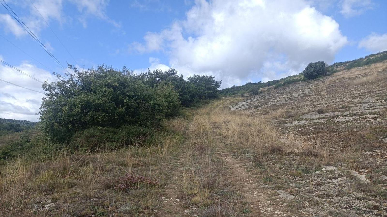 Subiendo la Barrera de las Navas