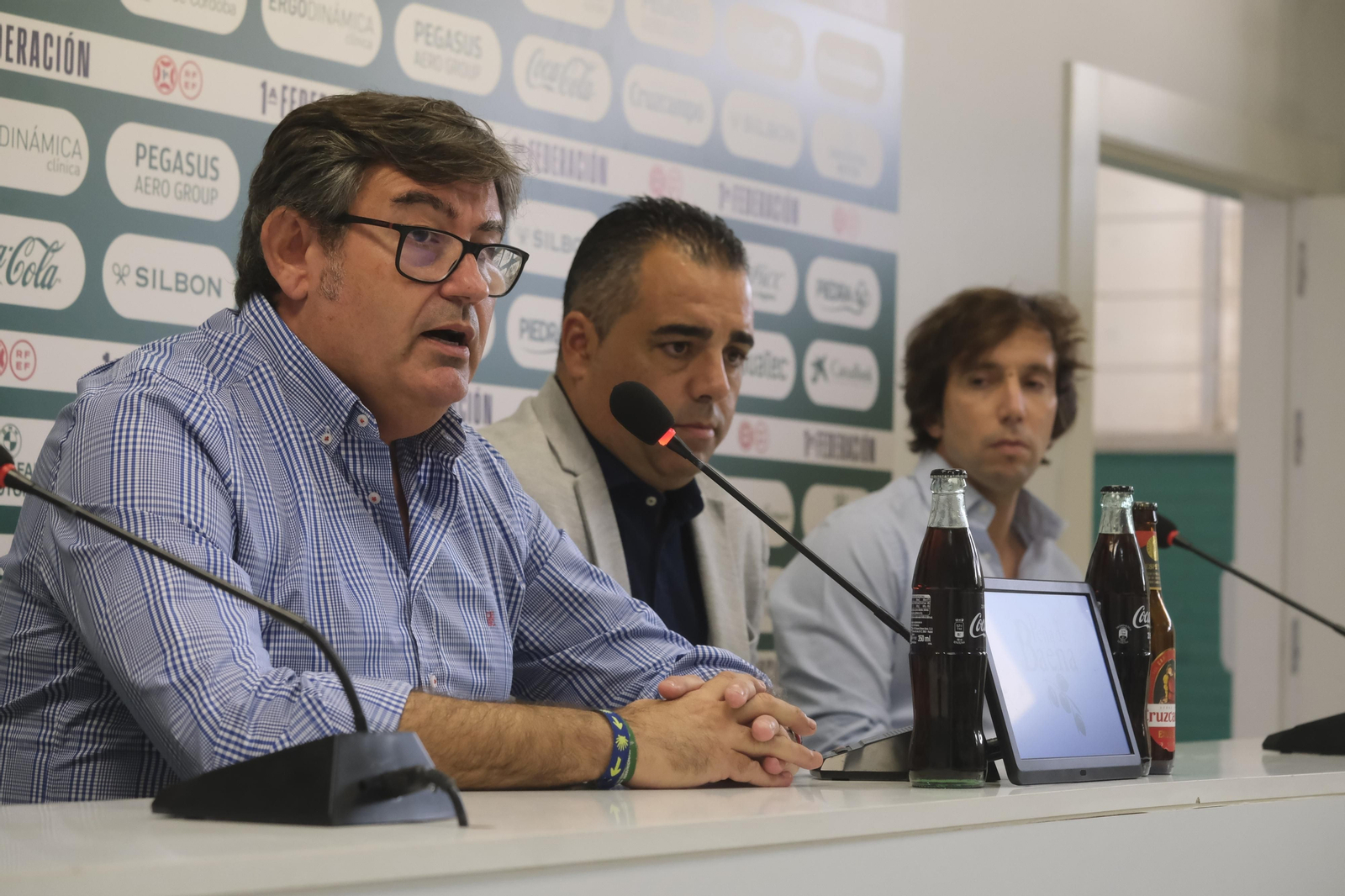 La renovación de Juanito y Germán Crespo con el Córdoba CF, en imágenes