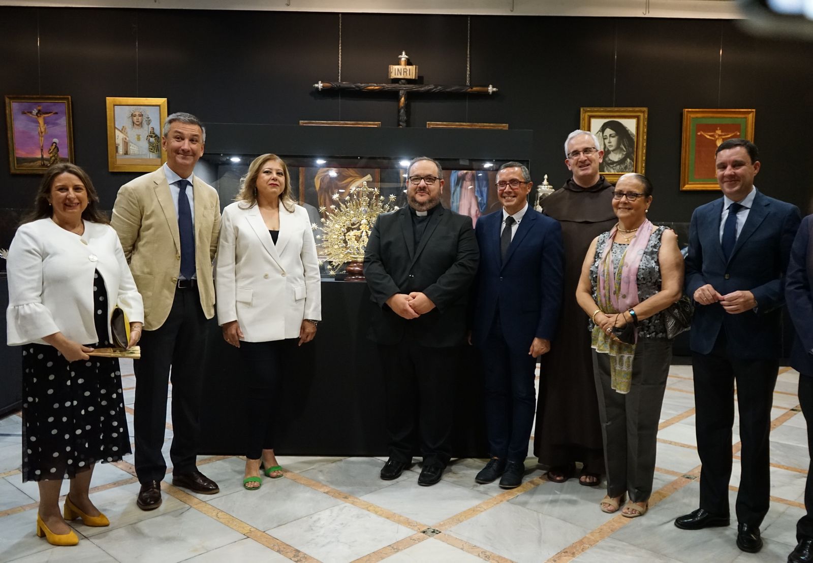 Inaugurada la exposición "Soledad Coronada, reina de la Vera Cruz"