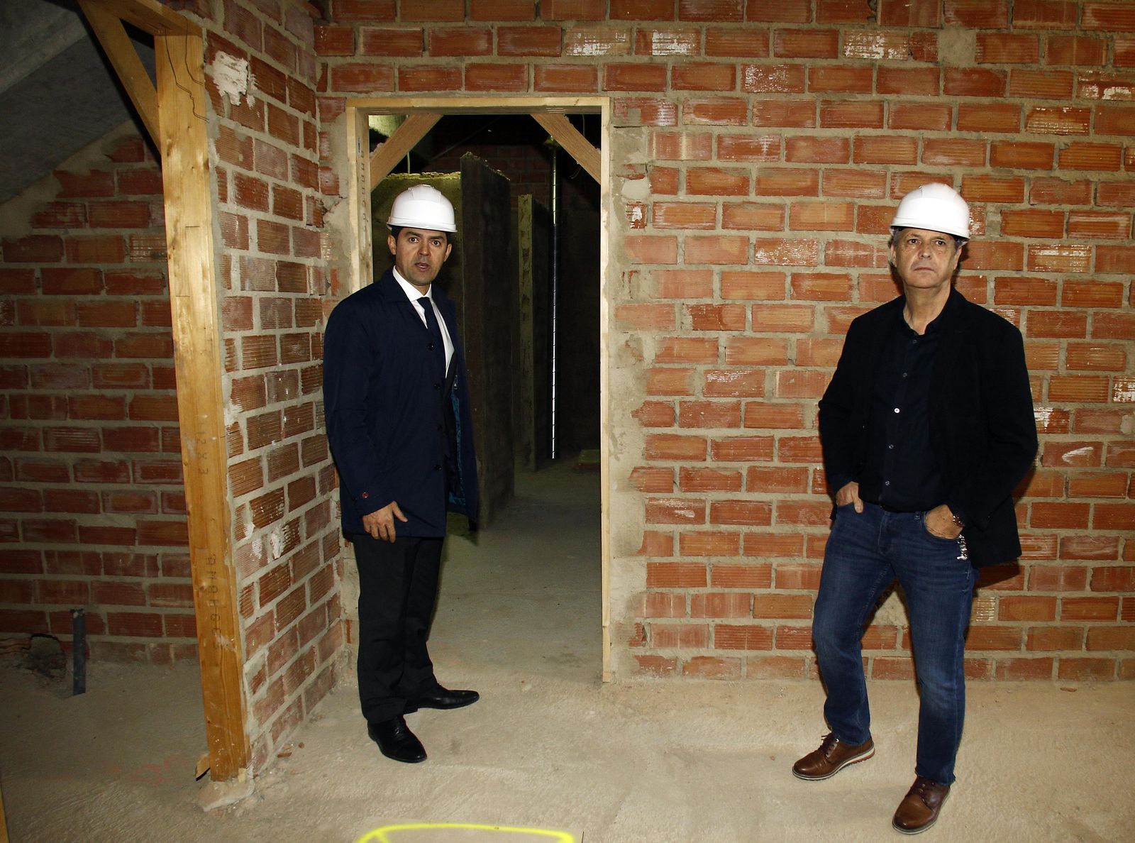 Las imágenes de la visita a las obras de la Ciudad Deportiva del Sevilla