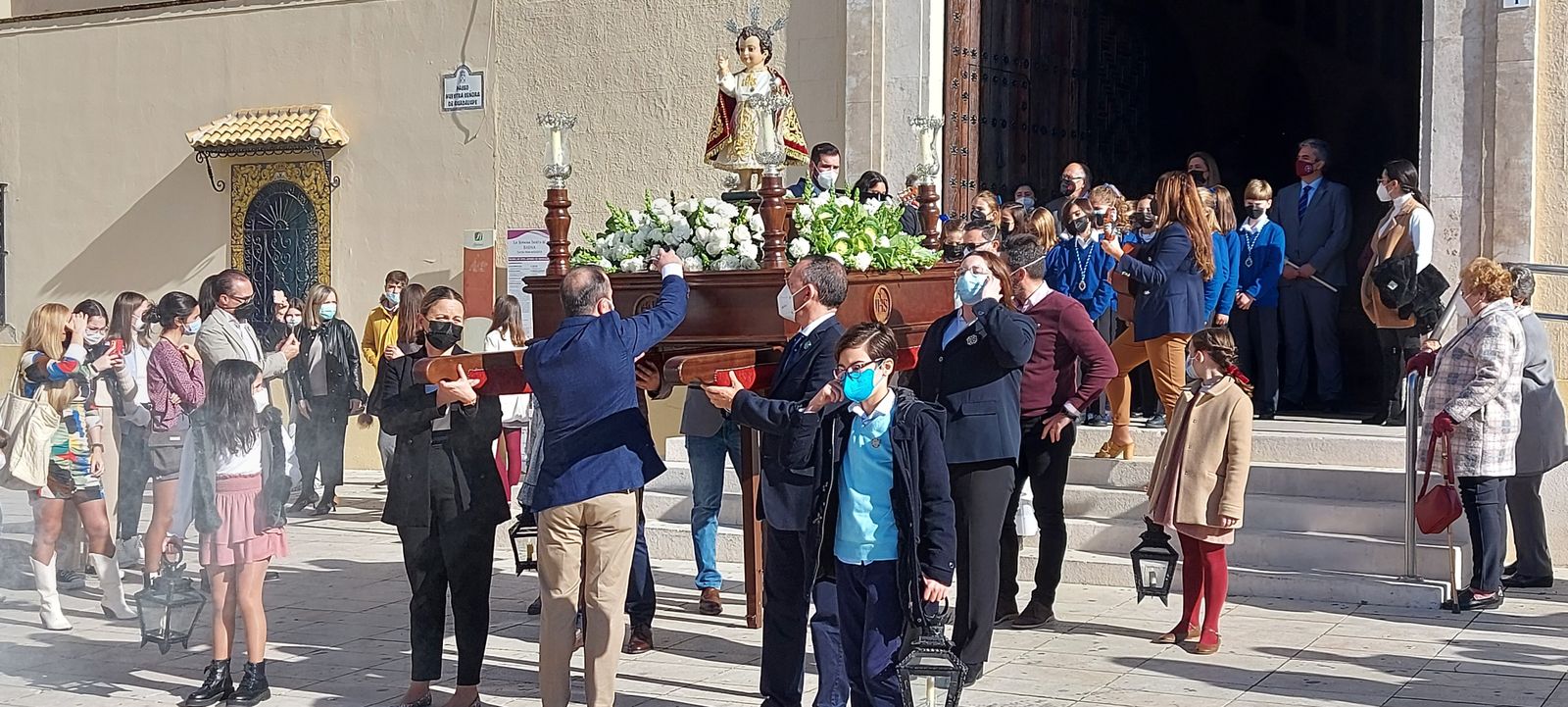 Procesión del Dulce Nombre de Jesús en Baena.