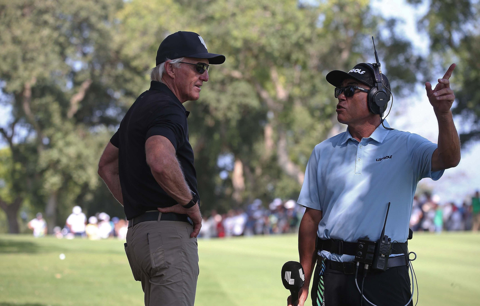 Ambiente durante la  jornada final del LIV Golf Andalucía 2023 en Valderrama