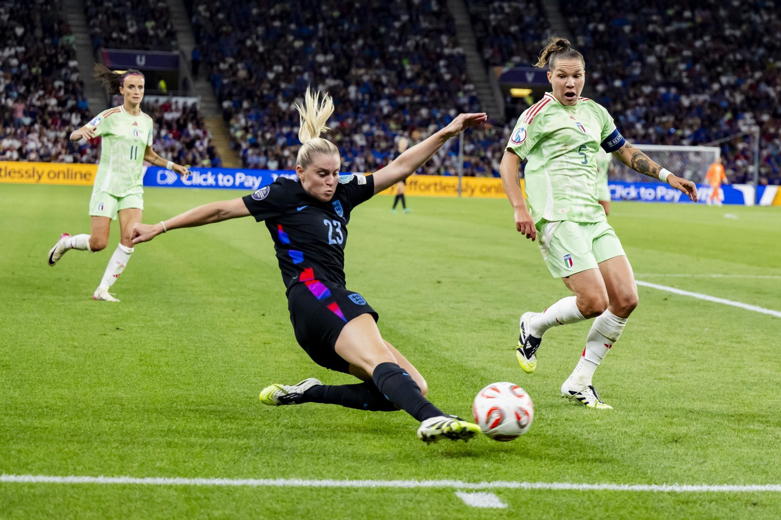 Las imágenes del Inglaterra-Italia