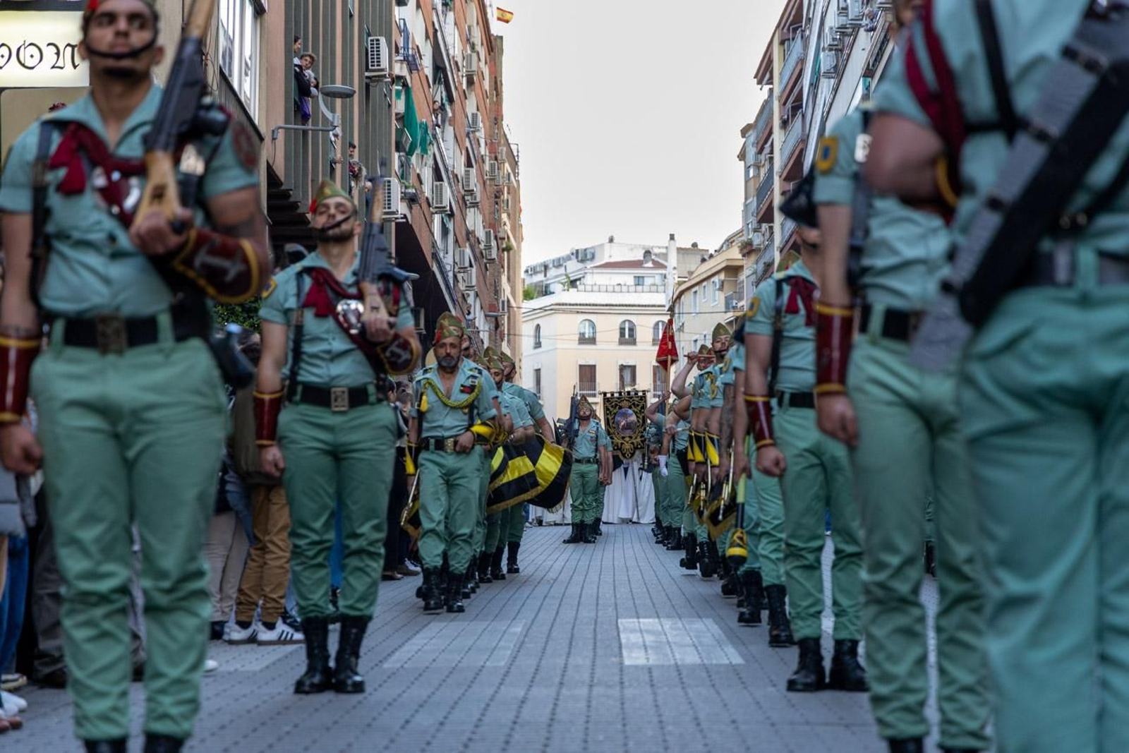 La Legión y el Cristo de la Buena Muerte es uno de los binomios de la Semana Santa.