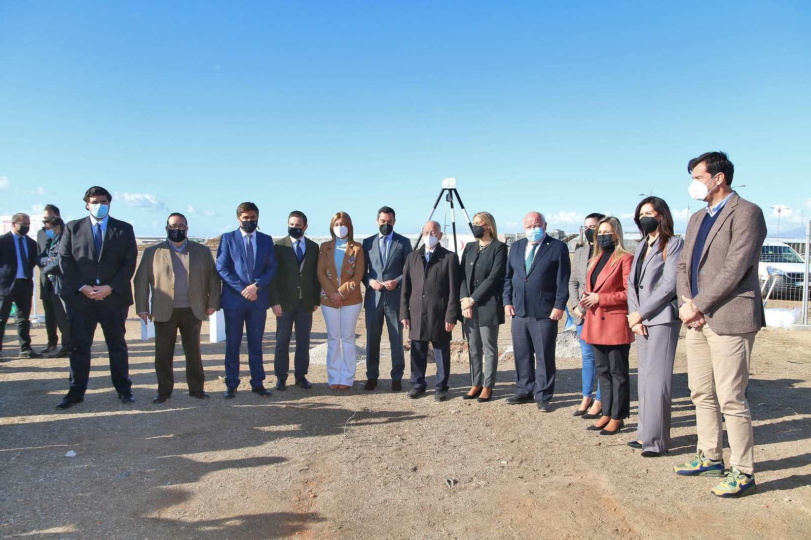 Fotogalería de la colocación de la primera piedra del hospital de Roquetas