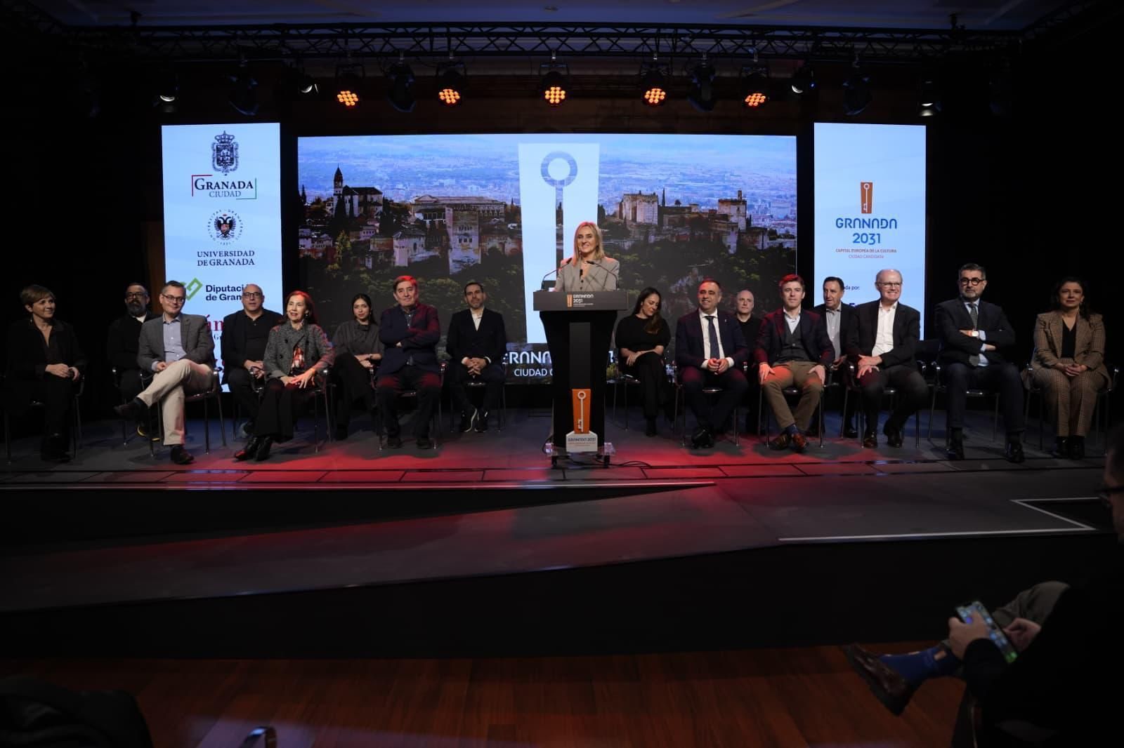 La presentación de Granada de la Capitalidad Cultural 2031, en imágenes