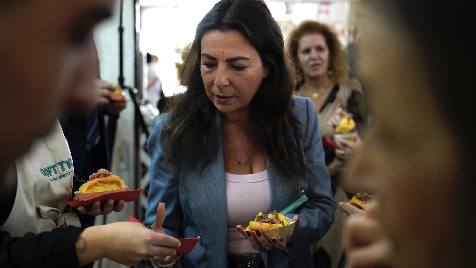 Sabores del Campo de Gibraltar: Fotos del 'show degustación' en el Mercado Ingeniero Torroja