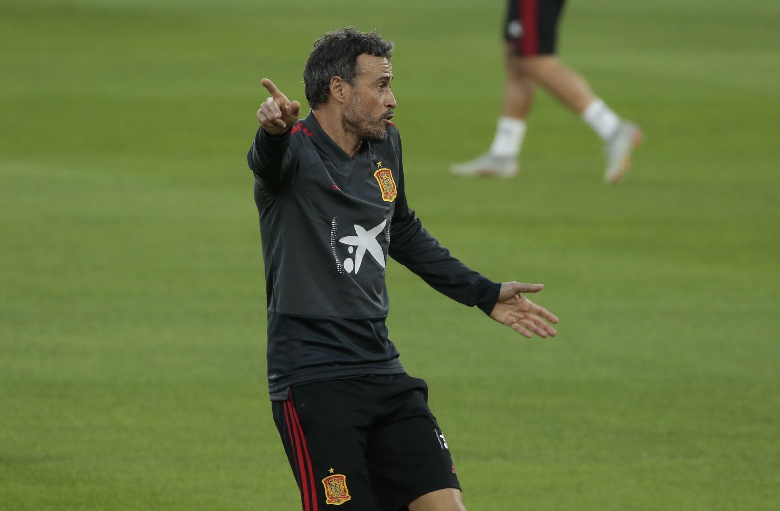 Las imágenes del entrenamiento de España en el Benito Villamarín