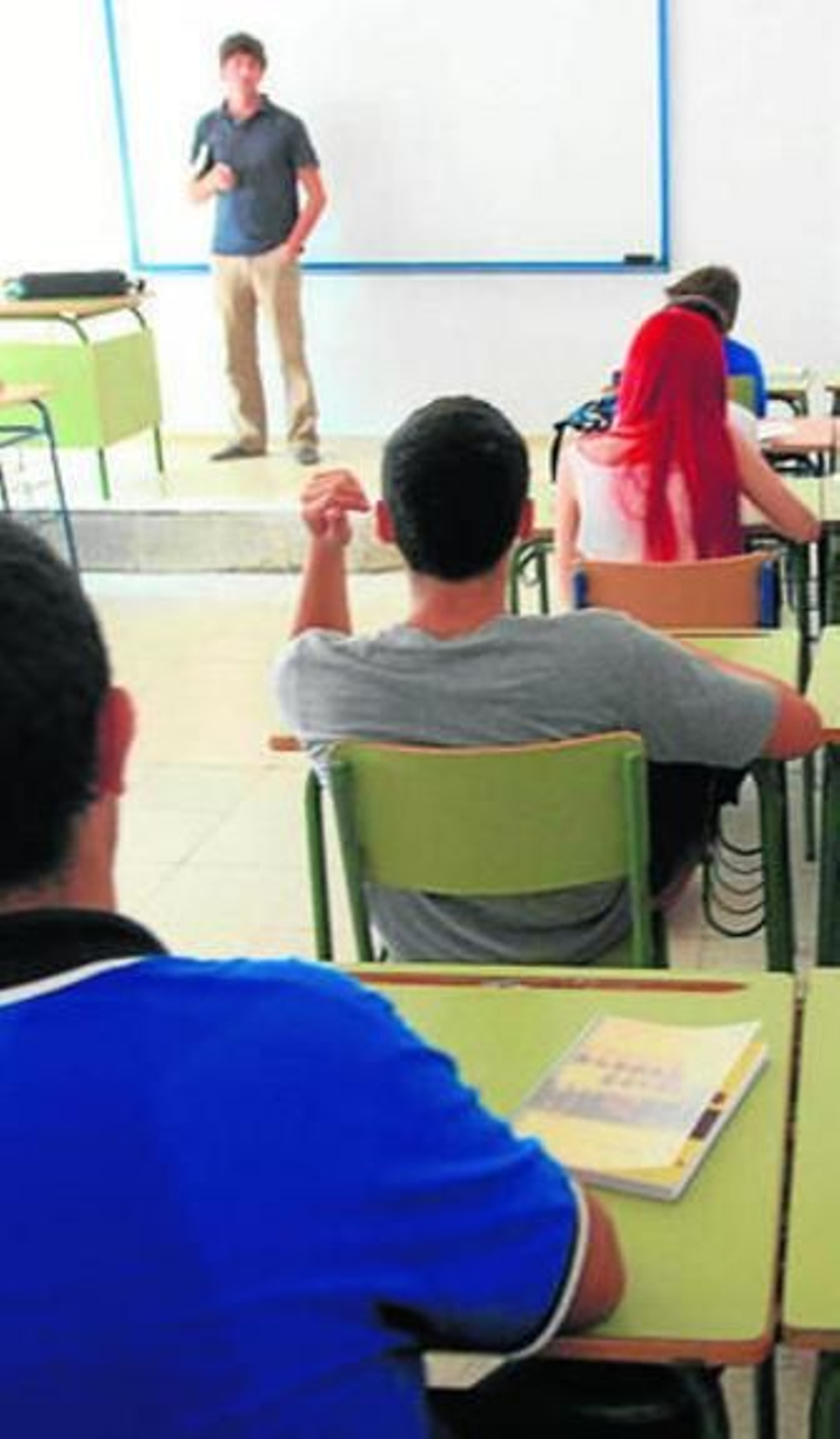 Un aula de Secundaria en una imagen de archivo.