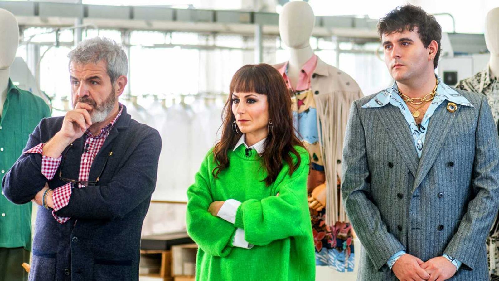 El jurado: Lorenzo Caprile, Maria Escoté y Palomo Spain