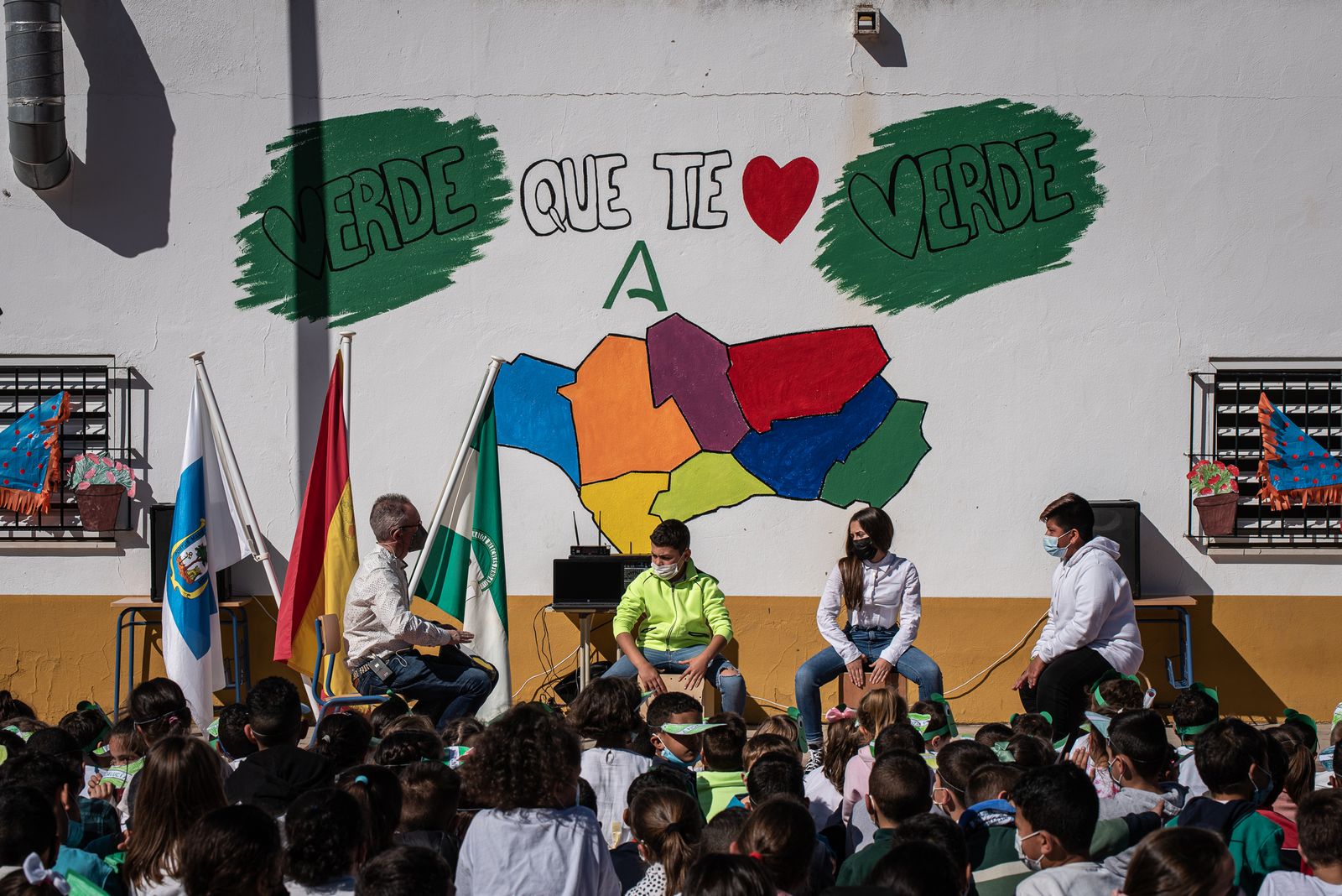 Imágenes del acto de conmemoración del 50 aniversario del CEIP Príncipe de España