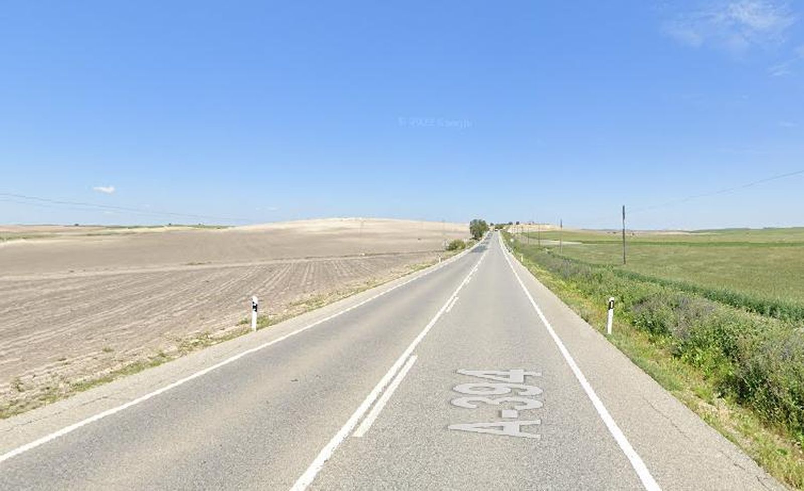 El accidente ha sido en la carretera que une Utrera con el Palmar de Troya.
