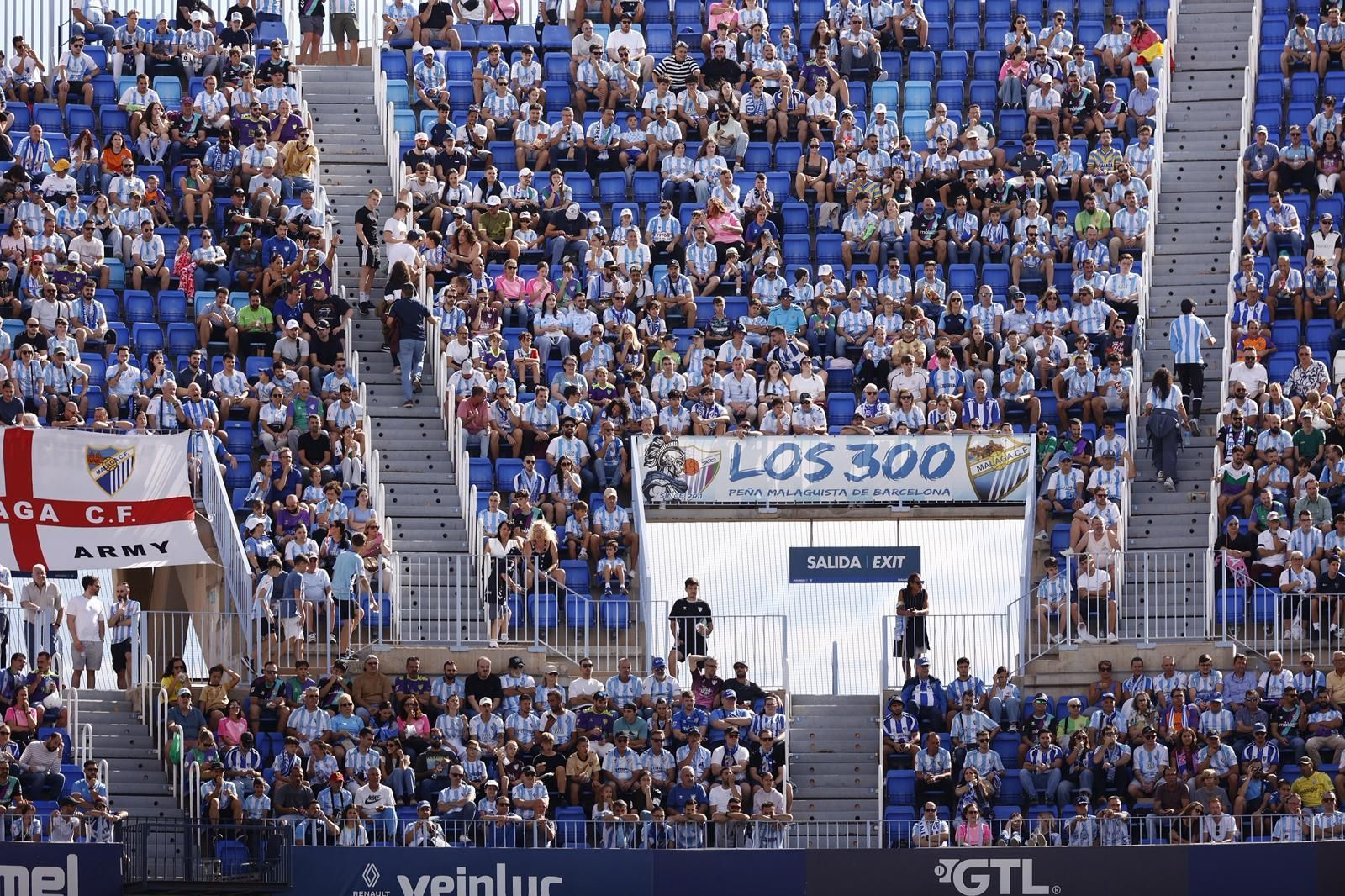 Búscate en las gradas de La Rosaleda durante el Málaga-Andorra