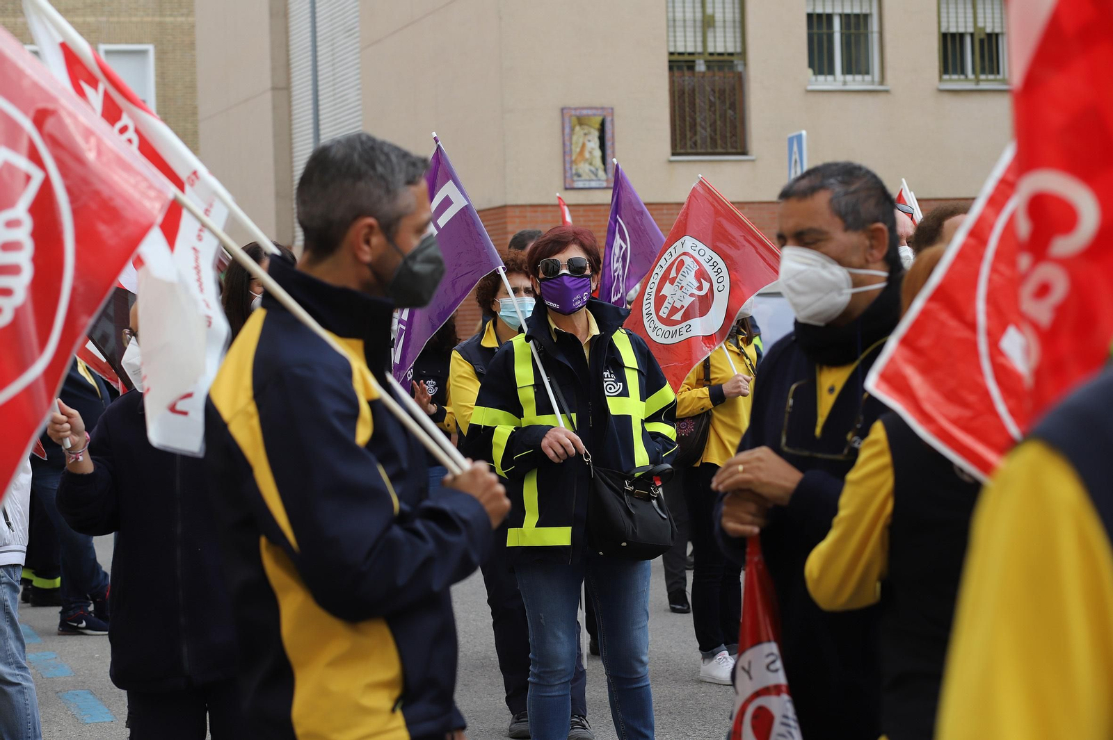 Manifestación de correos