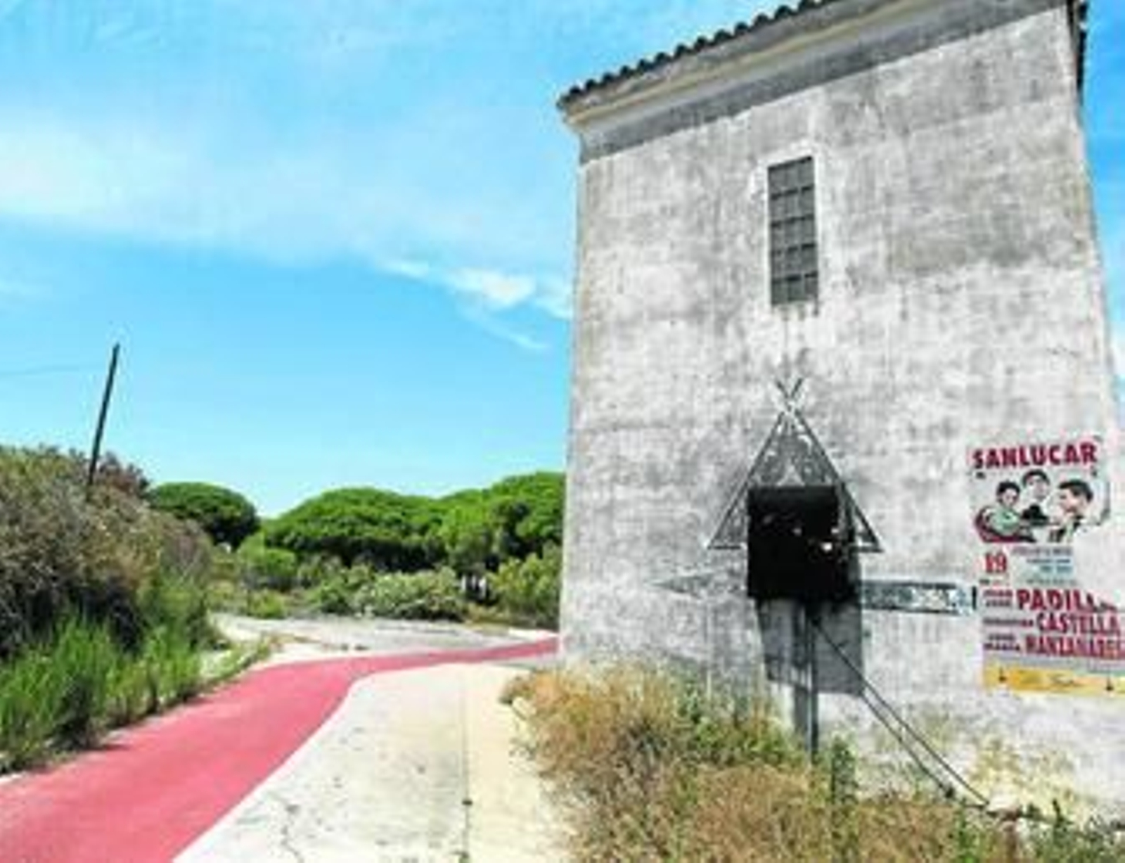 Imagen de los terrenos del antiguo camping de Valdelagrana.