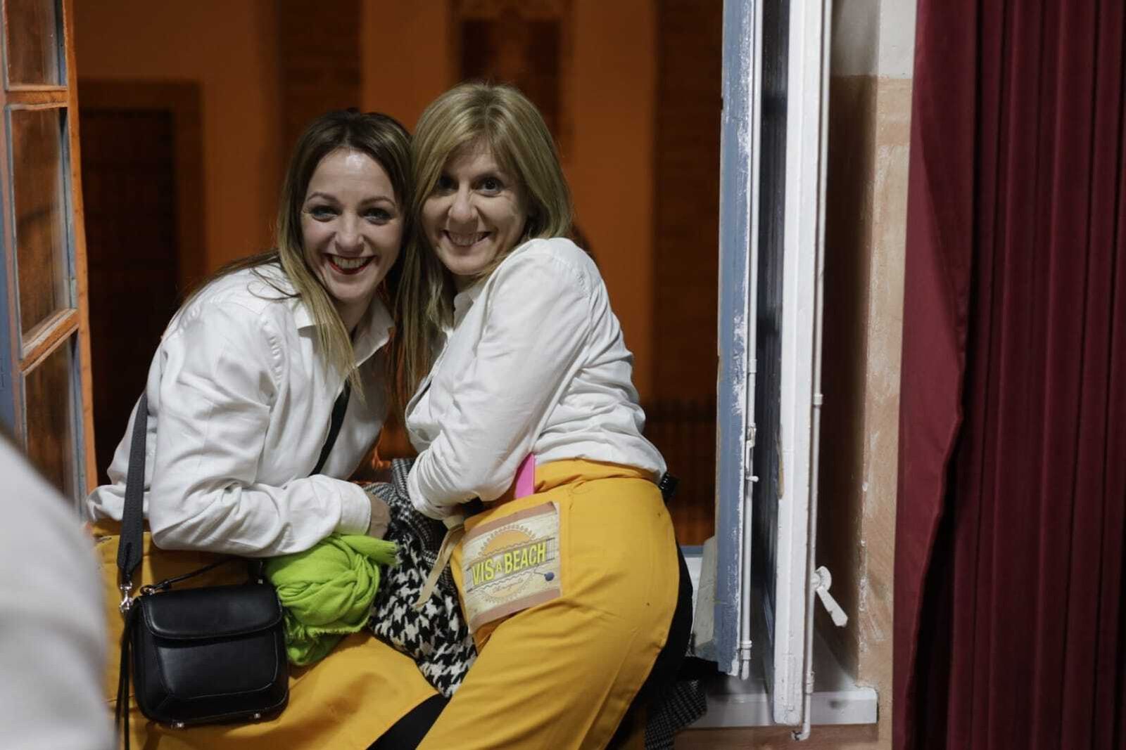 Chirigota 'Los jefes de Cádiz' en camerinos