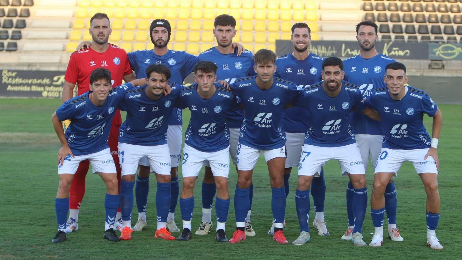 Once inicial que presentó el Xerez DFC en su encuentro ante el Extremadura.