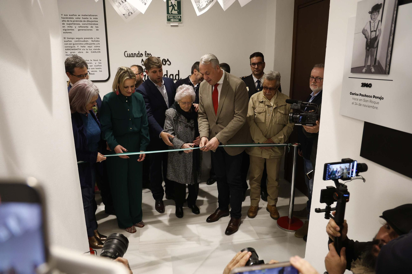 Las fotos de la inauguración de la sala Carlos Pacheco en el Centro de Arte Contemporáneo de San Roque