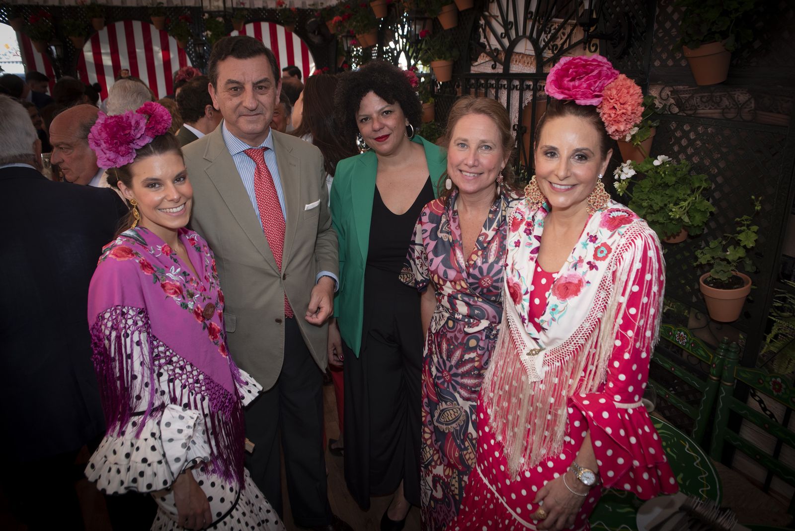 La recepción en la caseta del Santander, en imágenes