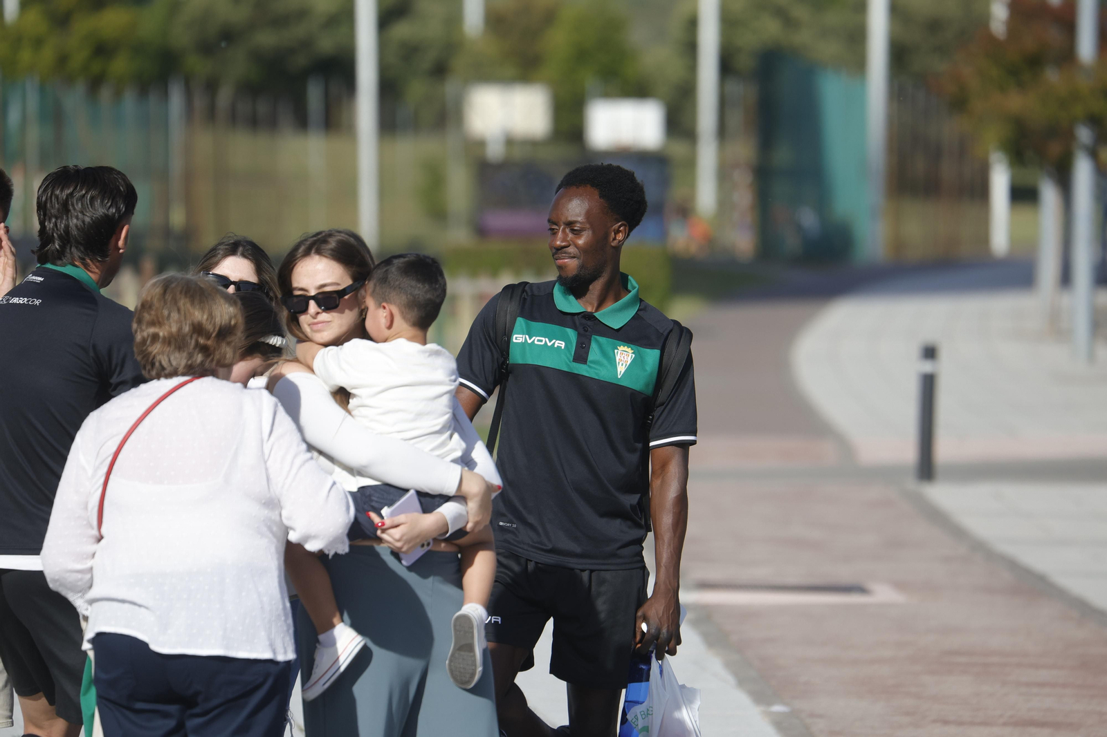 La llegada del Córdoba CF a Ponferrada, en imágenes
