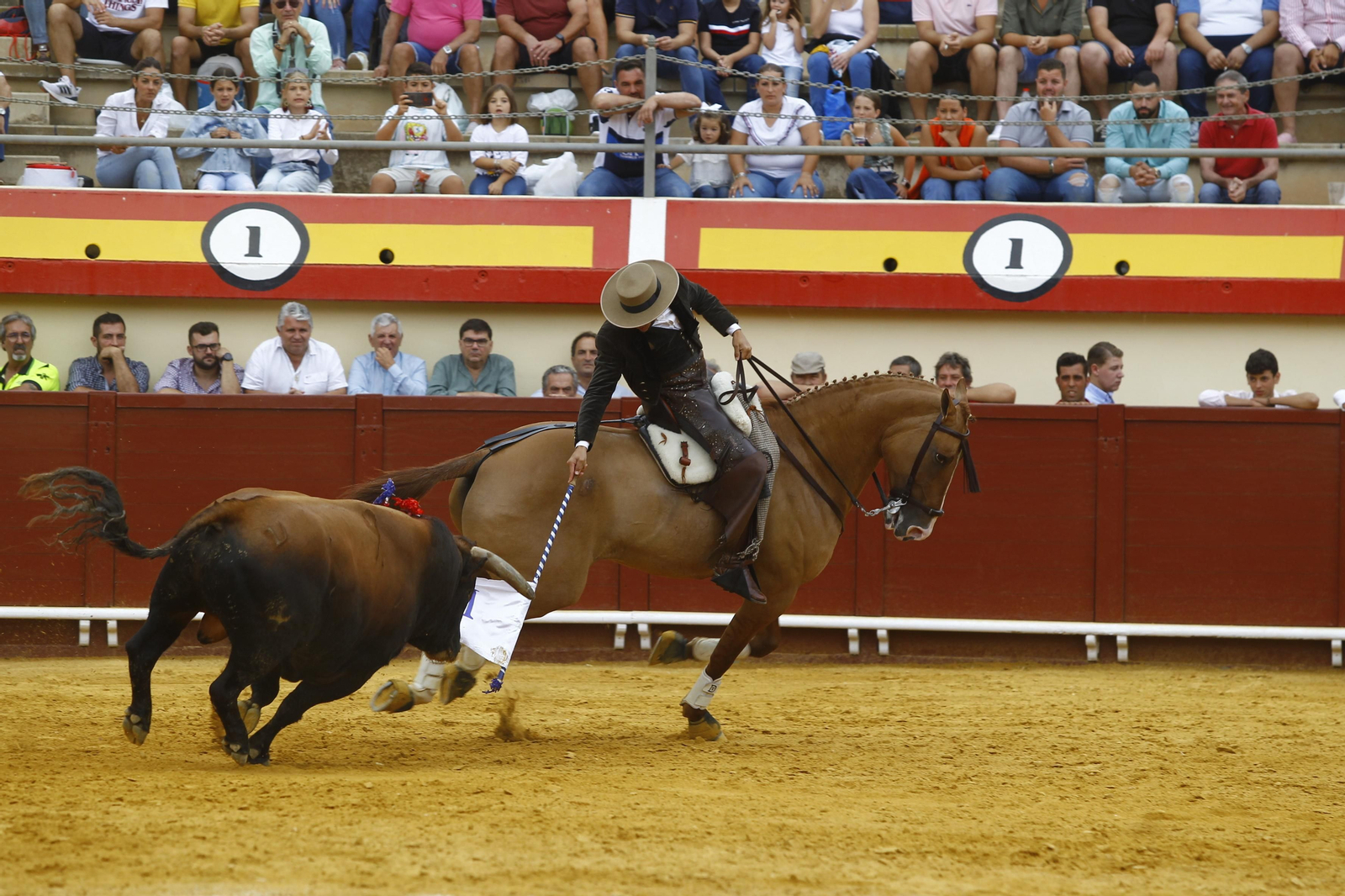 Imágenes de la corrida de rejones en la Feria taurina de Vera 2022