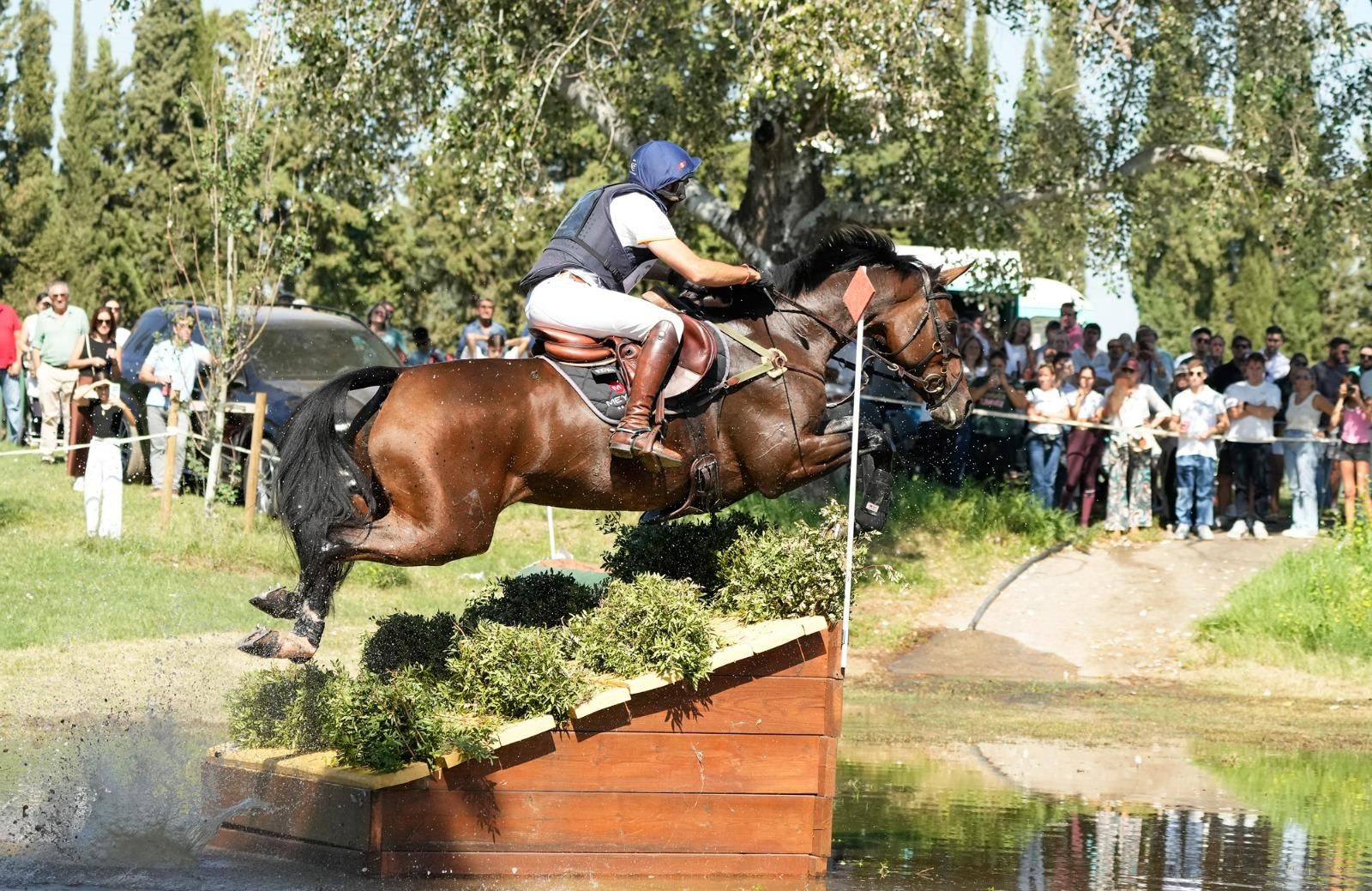 Uno de los participantes en la jornada de este sábado en la Gran Semana Anglo-árabe de Sevilla.