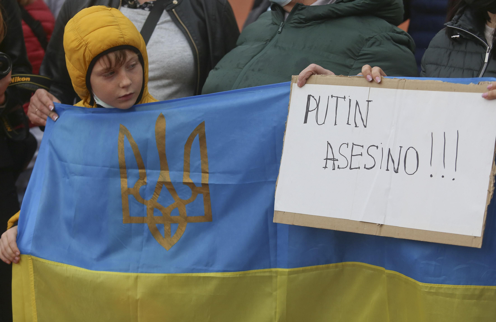 Las fotos de la concentración en Málaga para implorar la paz