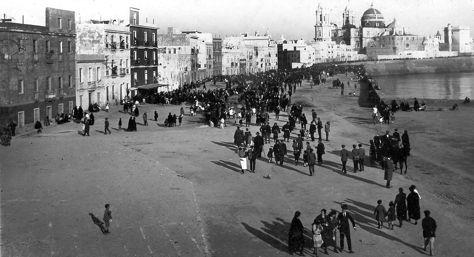 Cuando no había párking en el Campo del Sur... y sí vacas y toros