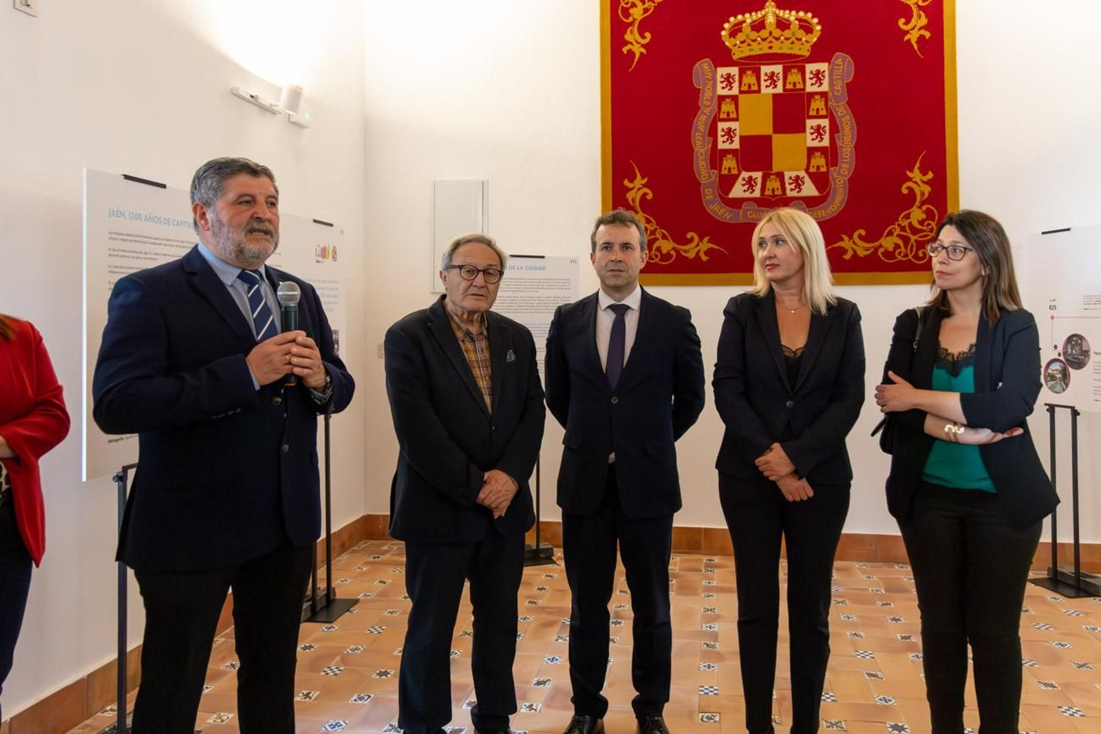 Reapertura del Salón Mudéjar tras su restauración, coincidiendo con la inauguración de la exposición 'Jaén: 825-2025' conmemorativa del 1.200 aniversario