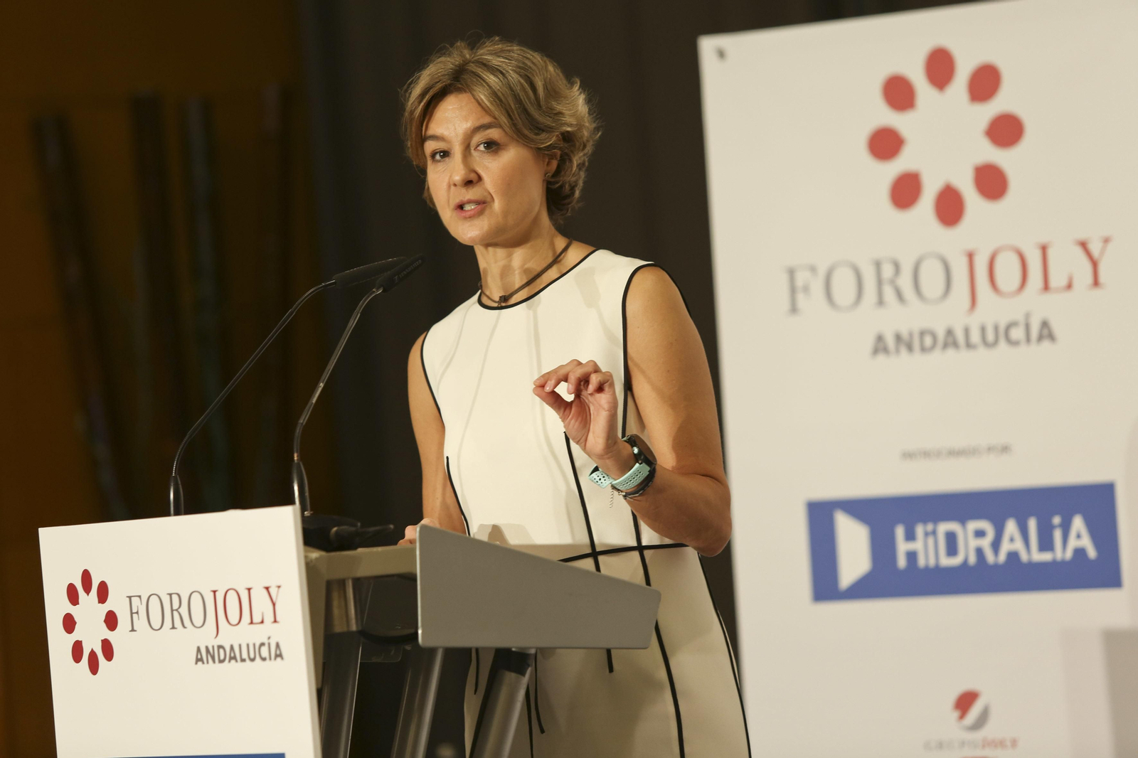 Las imágenes del desayuno-coloquio con Isabel García Tejerina