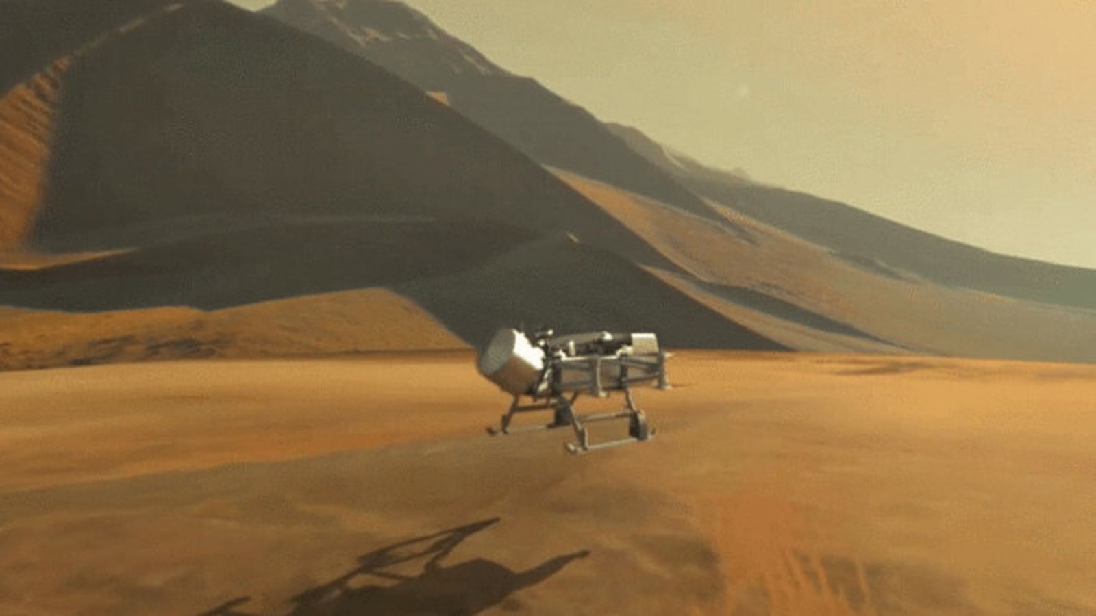 El robot 'Dragonfly' de la NASA