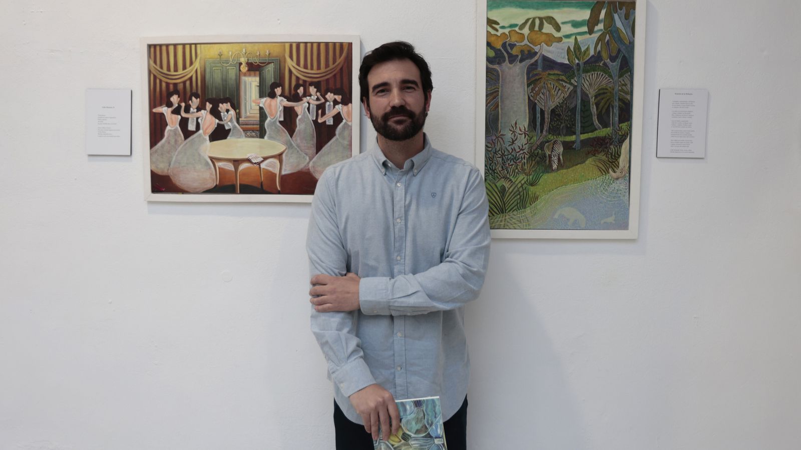 Inauguración de la exposición "Pasen y Lean" y presentación del libro Hominis Oblitus de Enrique Martínez