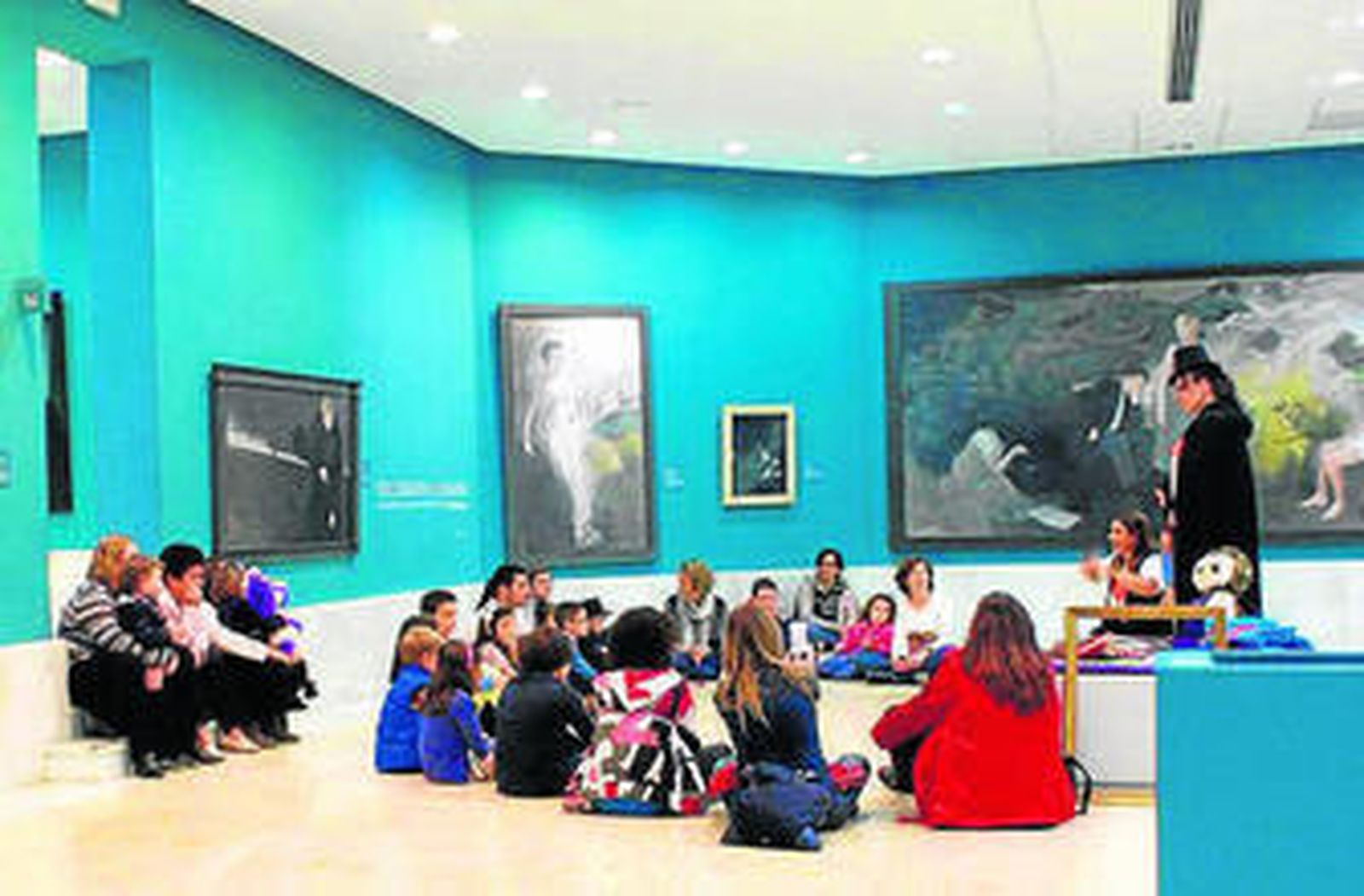 Imagen de un taller celebrado en el Museo Casa Ibáñez.