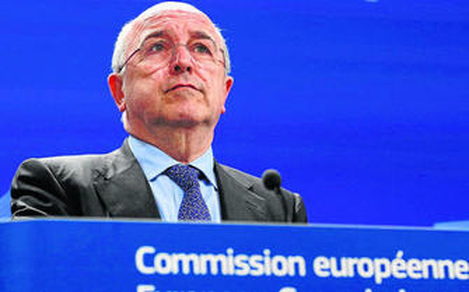 El vicepresidente de la Comisión Europea, el español Joaquín Almunia, en una imagen de archivo.