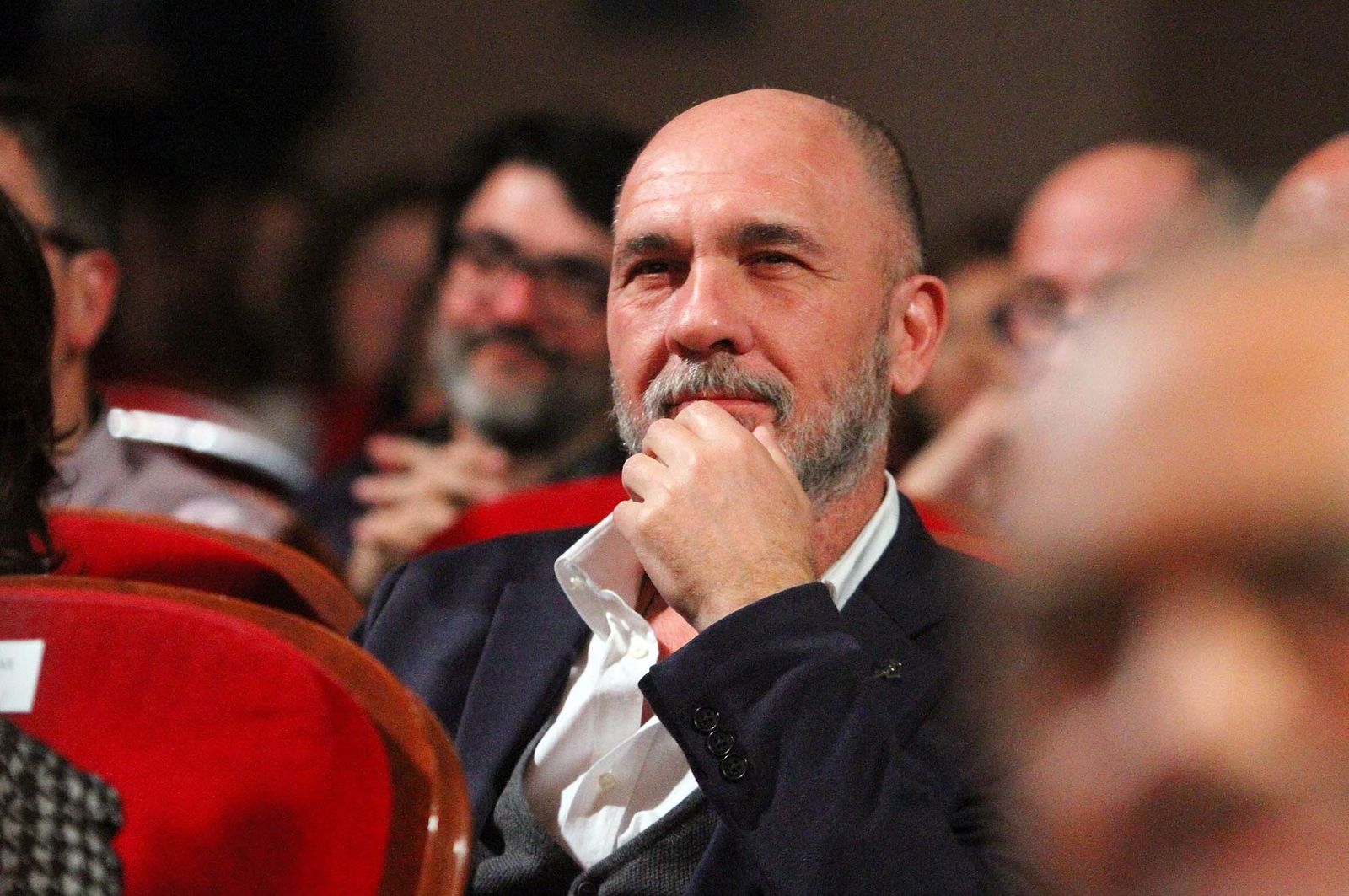 Imágenes de la entrega del premio Ciudad de Huelva a Darío Grandinetti.