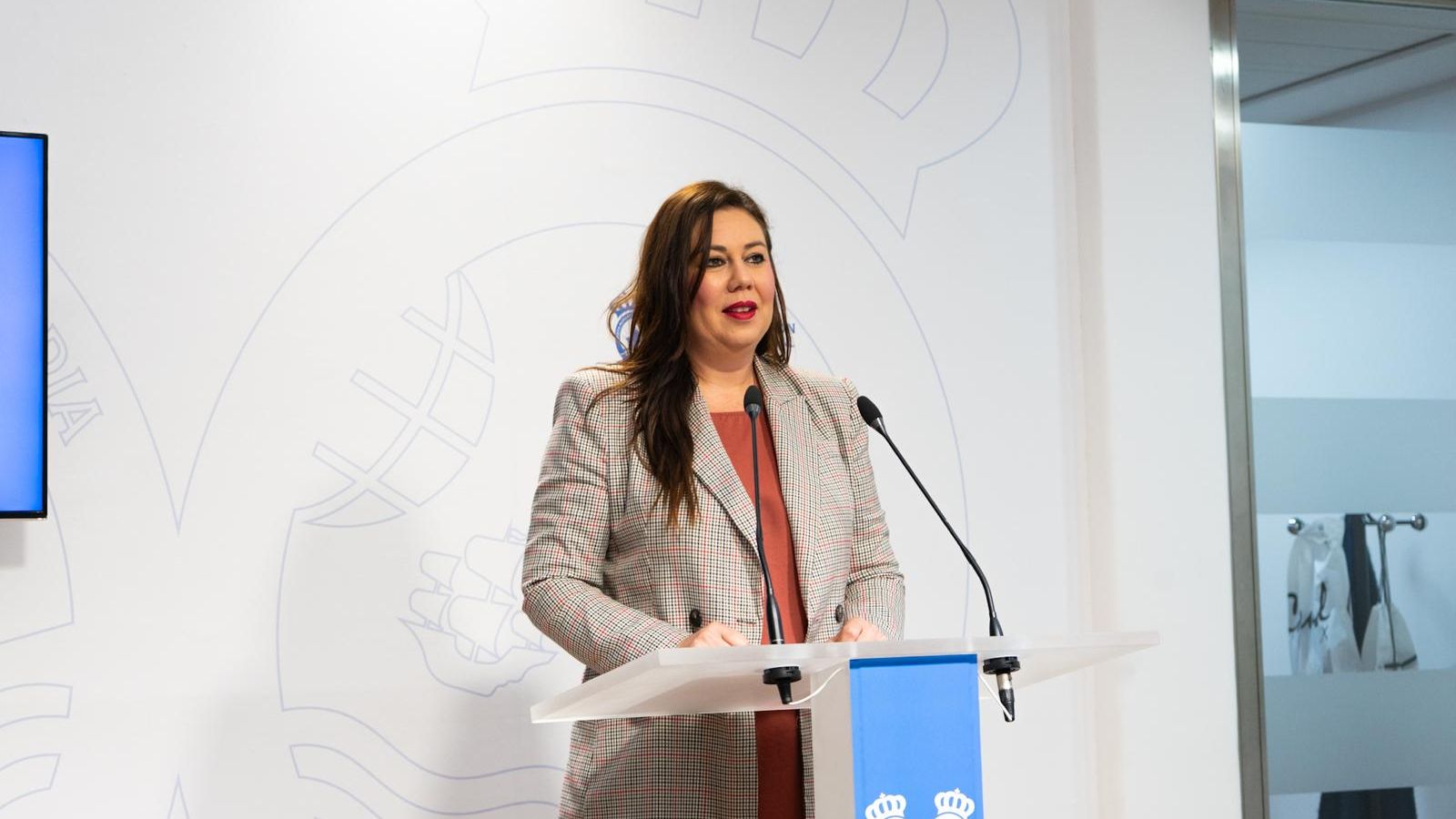 Rocío Moreno este lunes en rueda de prensa.