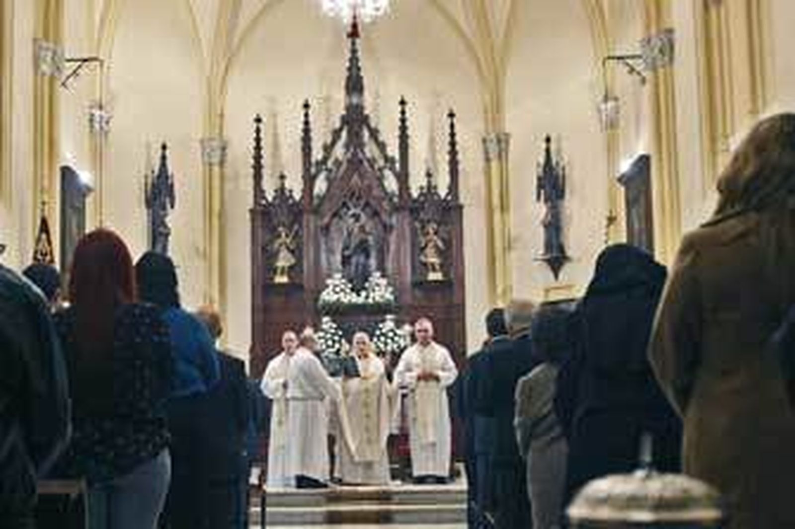 El Beato que preside la capilla en su honor, el día que el obispo llevó a cabo su reapertura. /Joaquín Pino