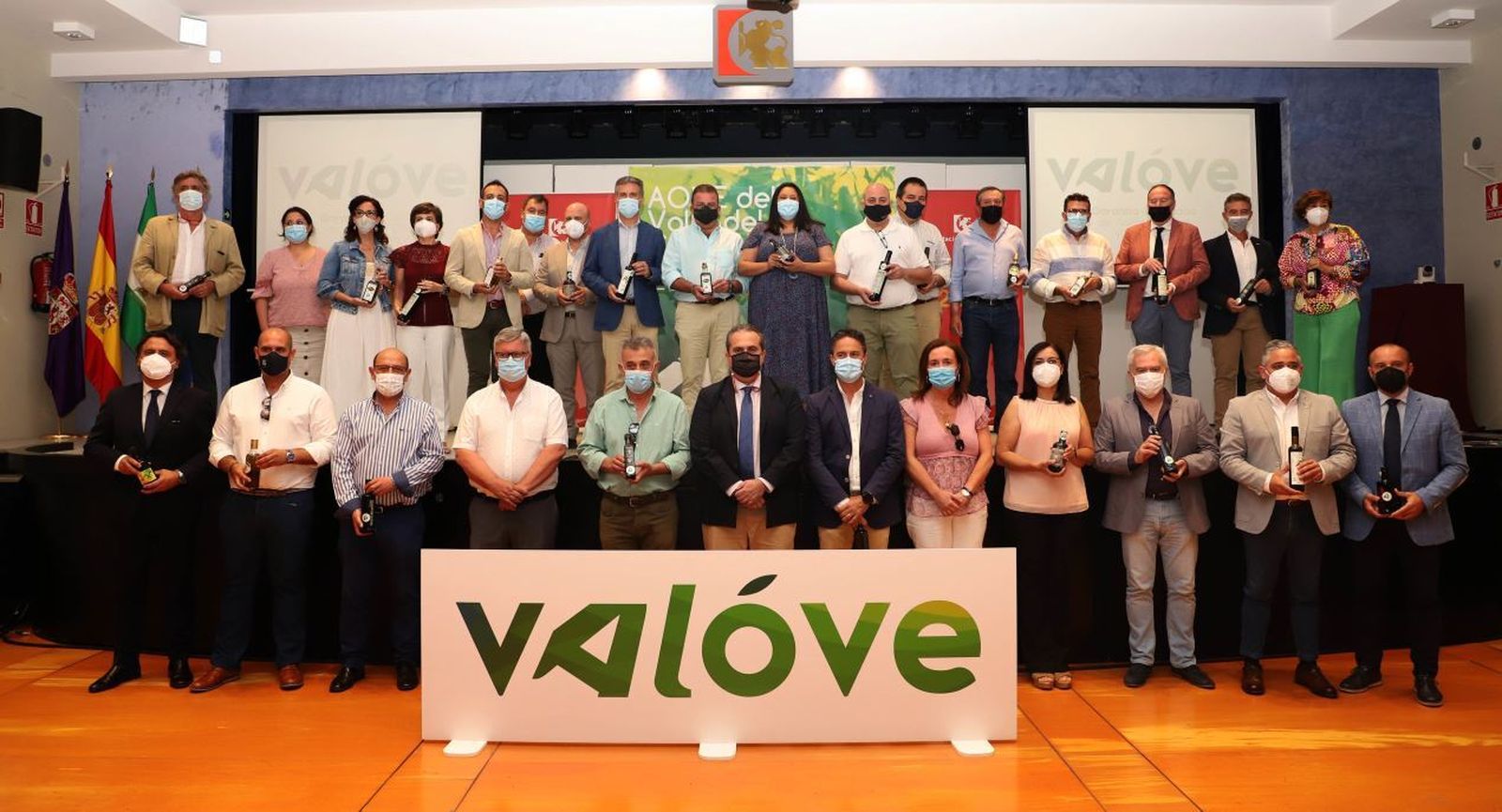 Presentación de la marca de aceite de oliva virgen extra  Valóve en la Diputación de Córdoba.