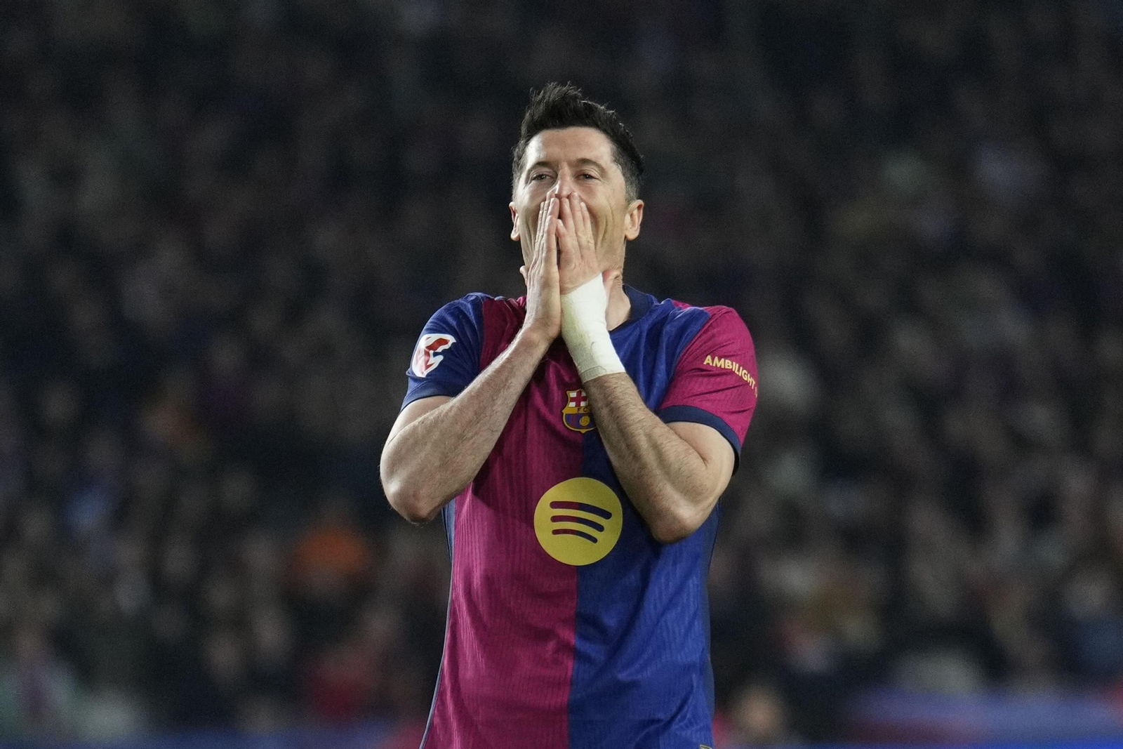 Las fotos del polémico Barcelona - Rayo Vallecano