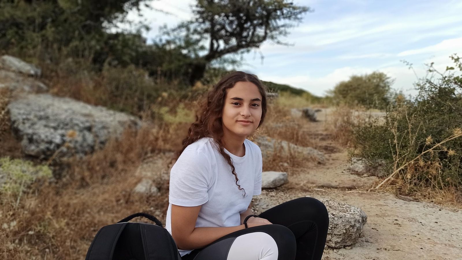 Maya Villalobo, en el Torcal.