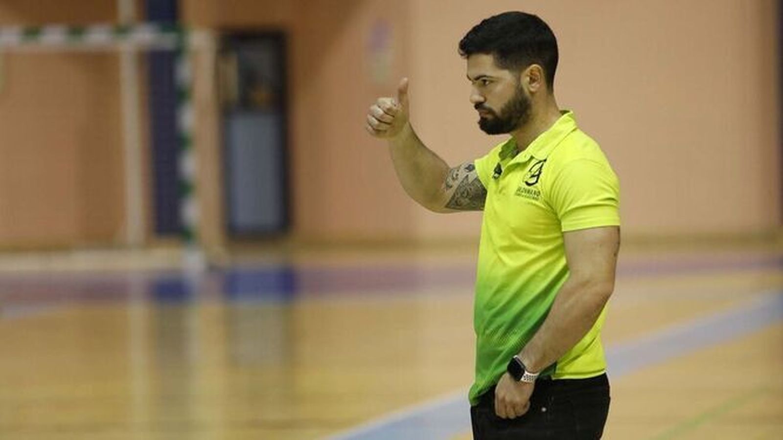 Alejandro Ledesma, entrenador del juvenil del BM Ciudad de Algeciras