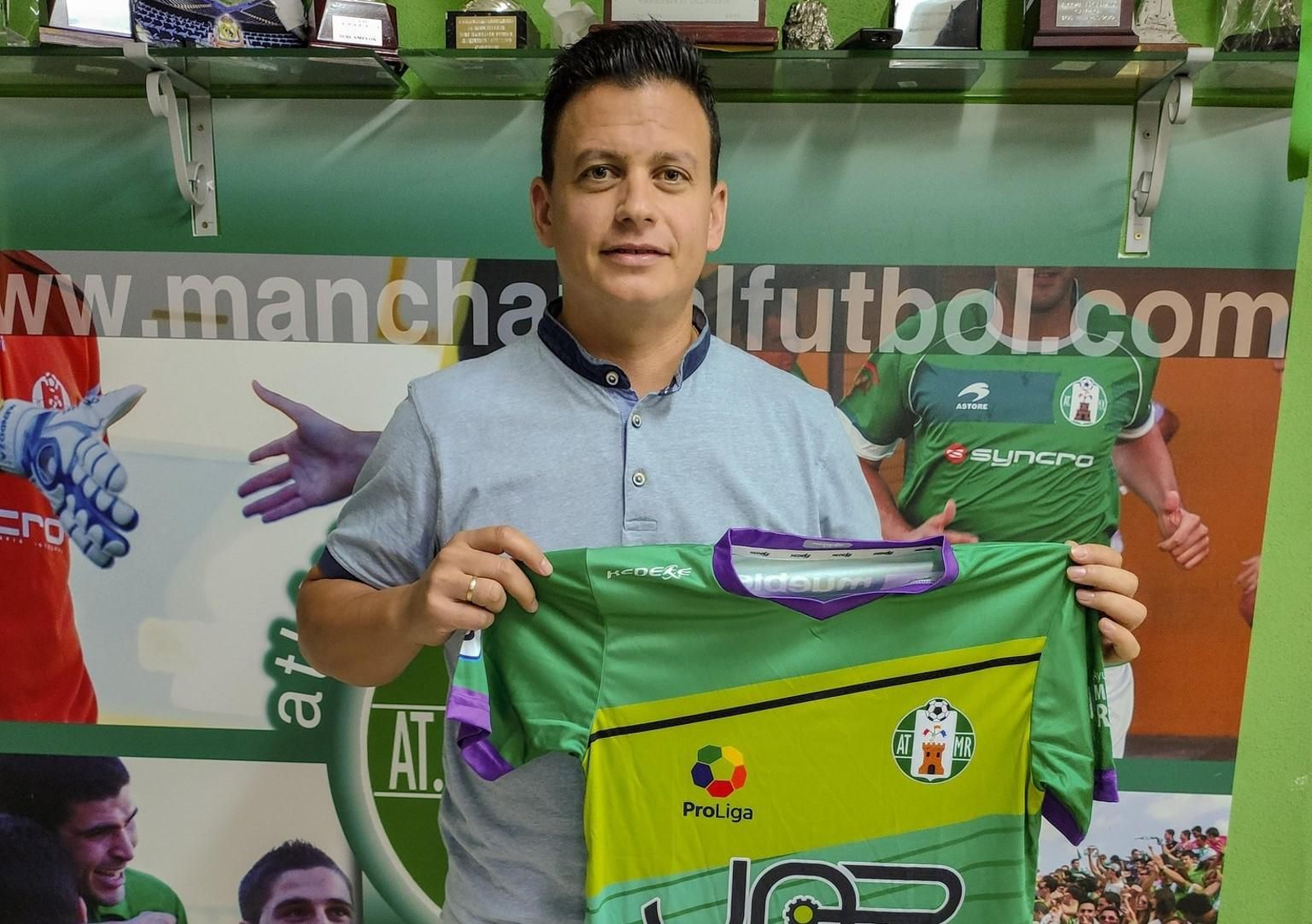 Diego Cobo, presidente del Atlético Mancha Real. Diego Cobo, presidente del Atlético Mancha Real.