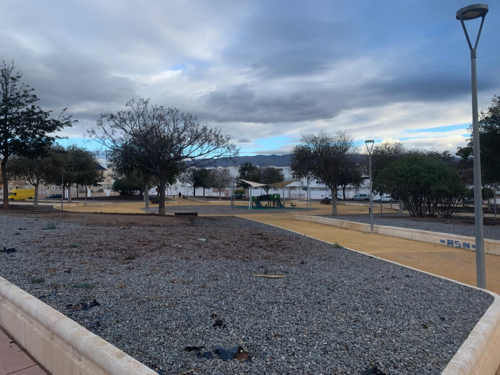 Zona donde se ubicará el nuevo parque canino de Los Molinos.