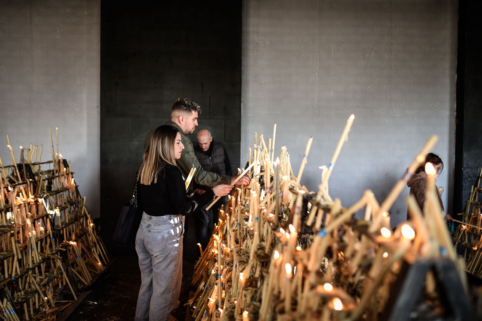 Imágenes del ambiente en la Aldea de El Rocío el domingo 26 de febrero