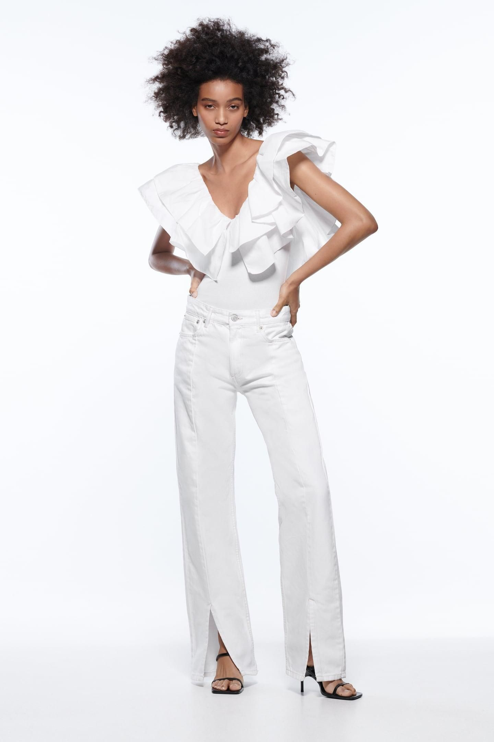 Body de volantes de Zara.